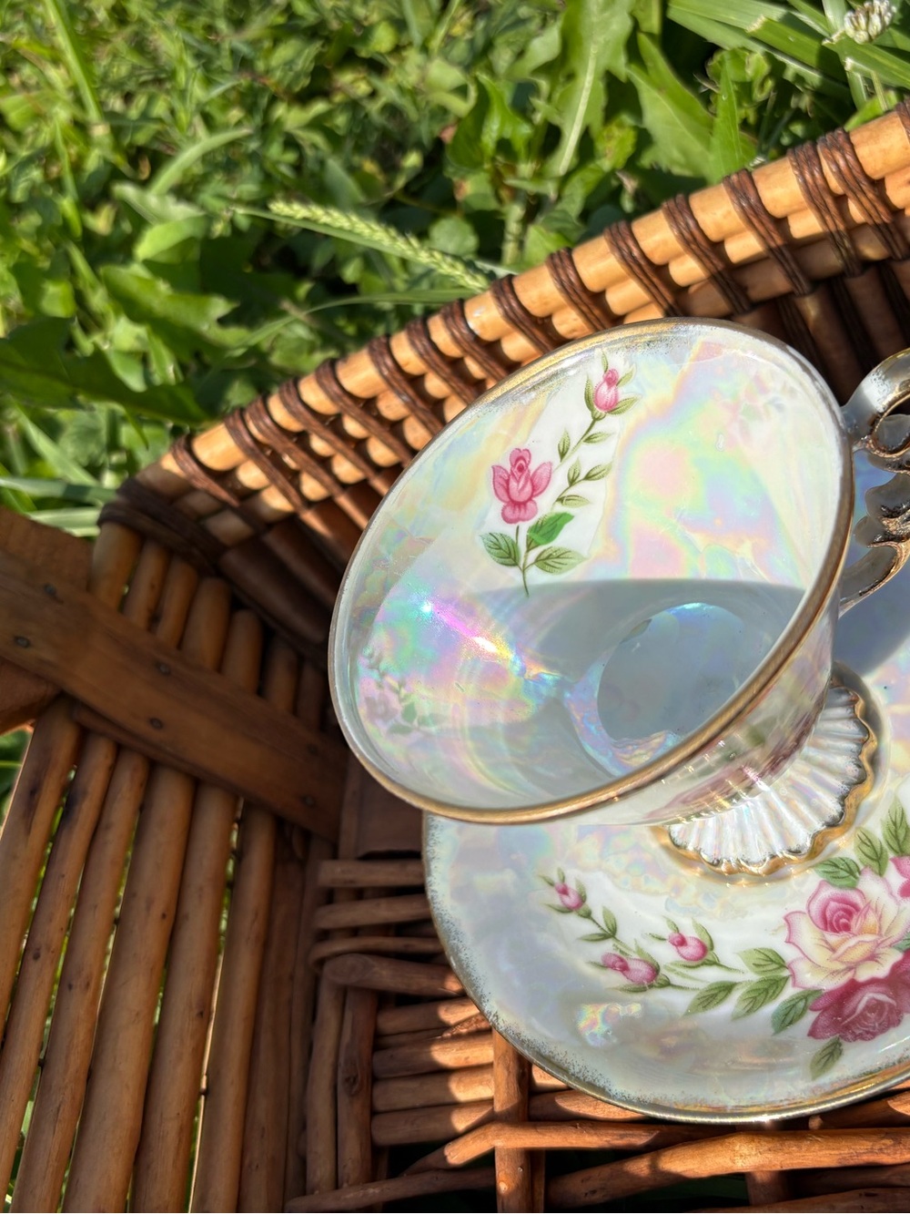 Vintage Teacup Saucer - Picture 3 of 5